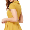 Belle Poque Retro Vintage Cap Sleeve V-Neck Robe vintage extensible à 50 ans BP000167-2